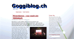 Desktop Screenshot of goggiblog.ch